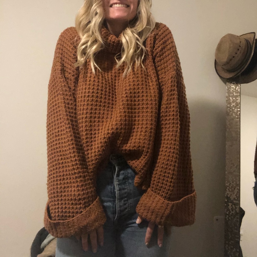 Cowl neck sweater